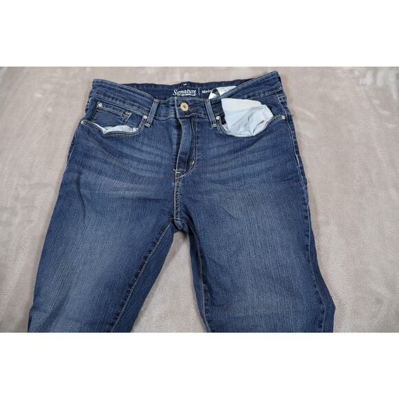 Signature Levi Strauss Jeans Mens 31x30 Blue Modern Slim Stretch Denim Pants - Picture 9 of 11